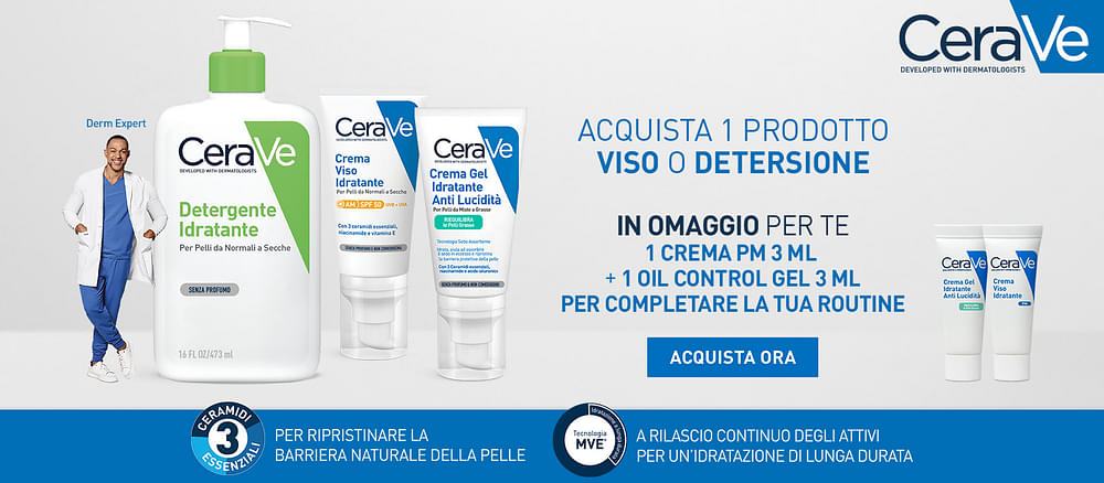 Cerave viso e detersione Giugno