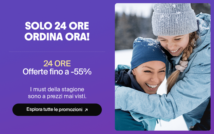 Offerte fino a -55% per poche ore