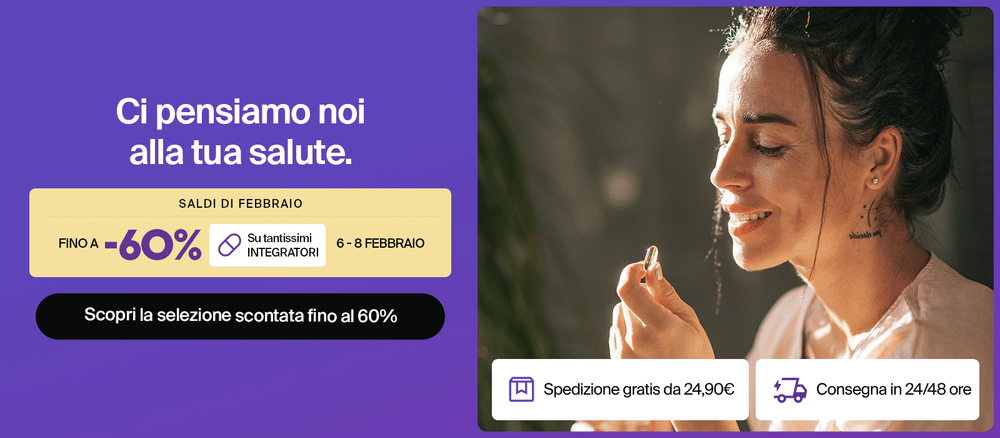 Scopri i saldi fino a -60% sugli integratori