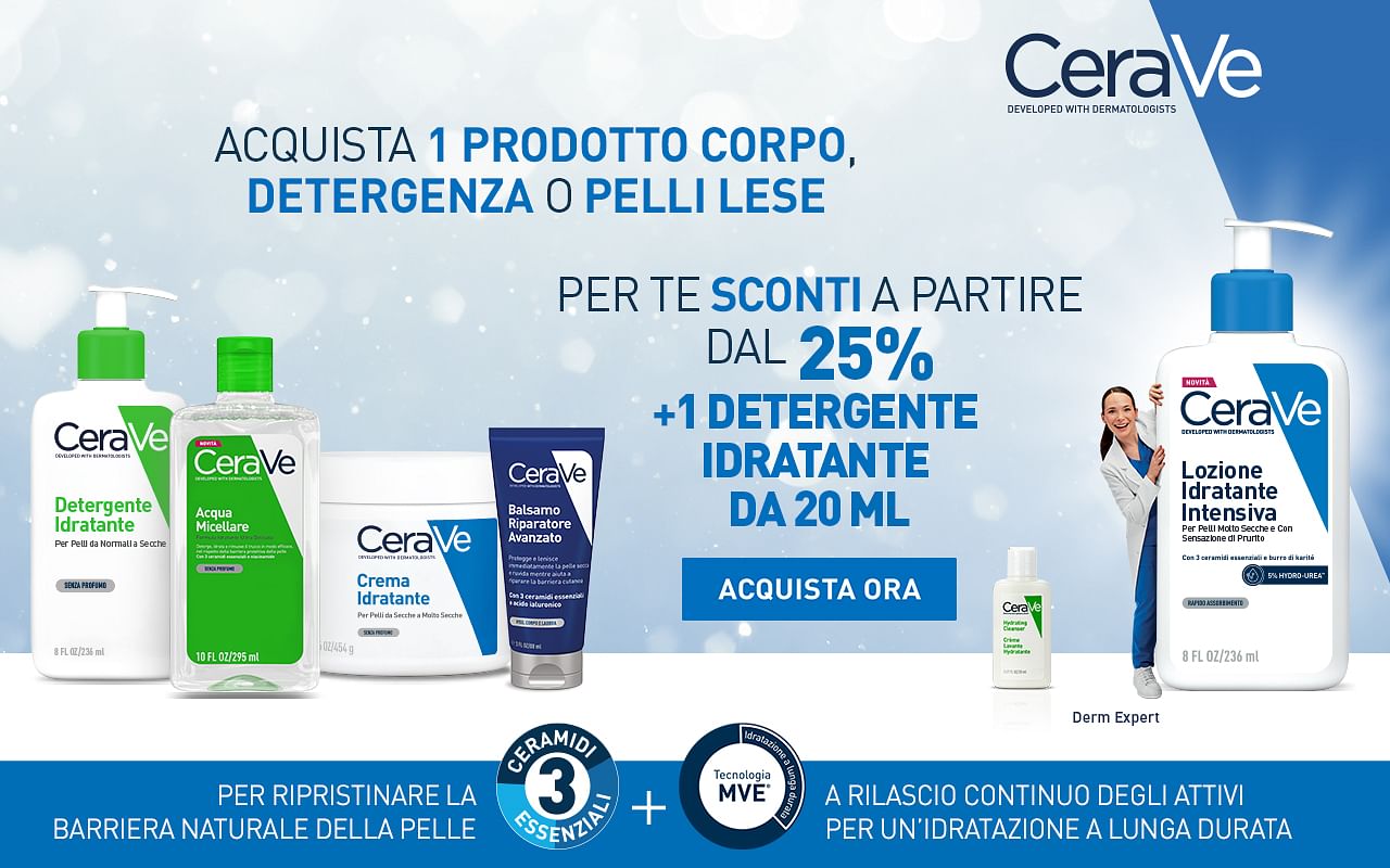 CERAVE - CORPO, DETERSIONE, PELLI LESE 