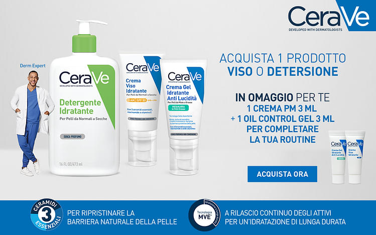 Cerave viso e detersione Giugno