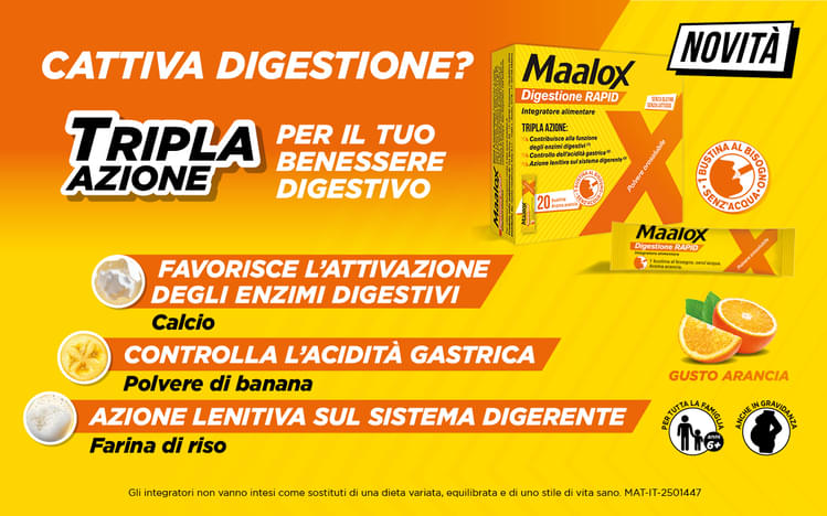 Nuovo lancio Maalox