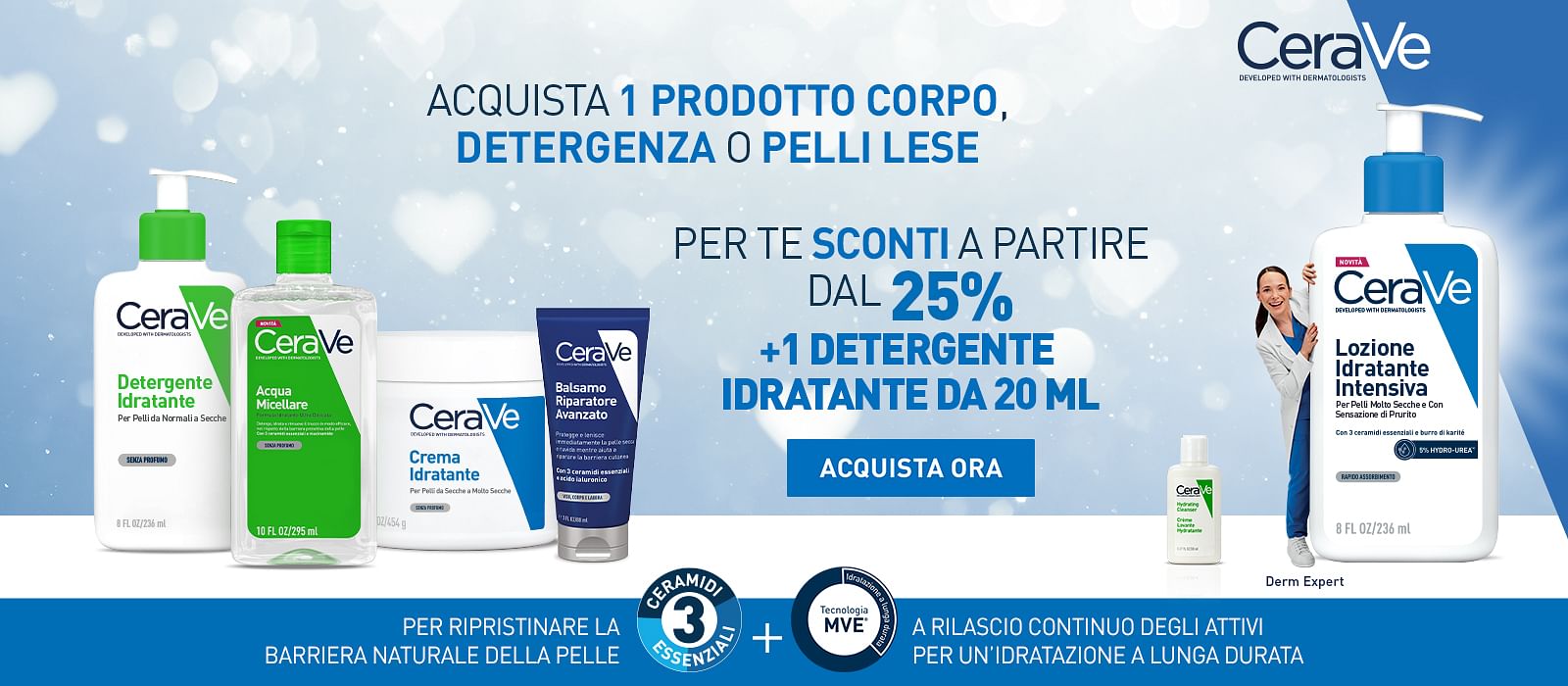 CERAVE - CORPO, DETERSIONE, PELLI LESE 