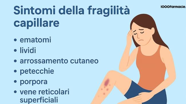 Capillari fragili: sintomi, cause, cure e rimedi alla fragilità capillare