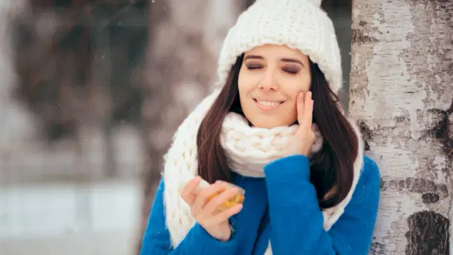 Come curare la pelle secca in inverno