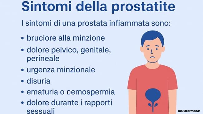 Prostatite: sintomi, cause e rimedi per la prostata infiammata