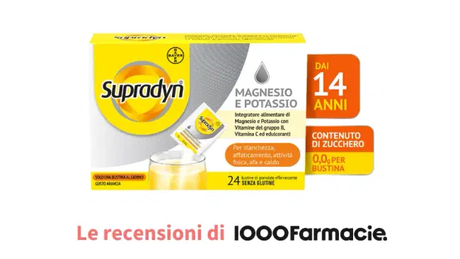Supradyn Magnesio e Potassio: la recensione di 1000Farmacie