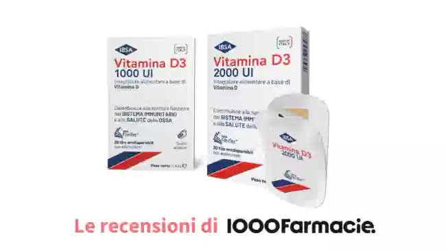 Vitamina D3 IBSA: la recensione di 1000Farmacie