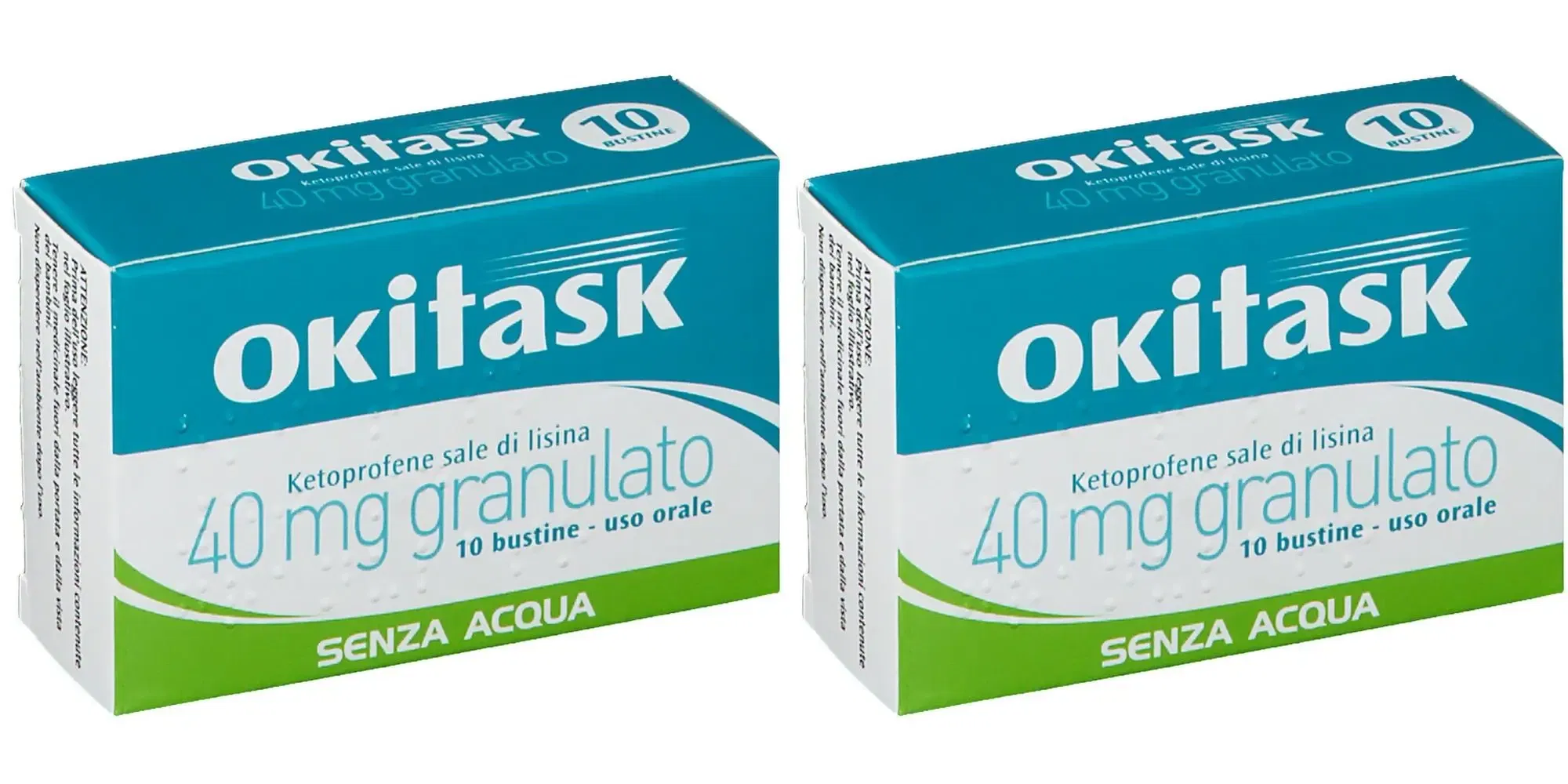 OKITASK granulato orale 10 bustine 40 mg Pack da 2