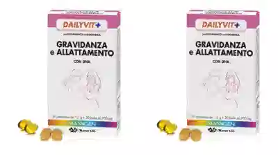 MASSIGEN GRAVIDANZA ALLATTAMENTO CON ACIDO FOLICO MULTIVITAMINICO E MULTIMINERALE 30 COMPRESSE RIVESTITE DA 1,1 G + 30 PERLE DA 700 MG Pack da 2