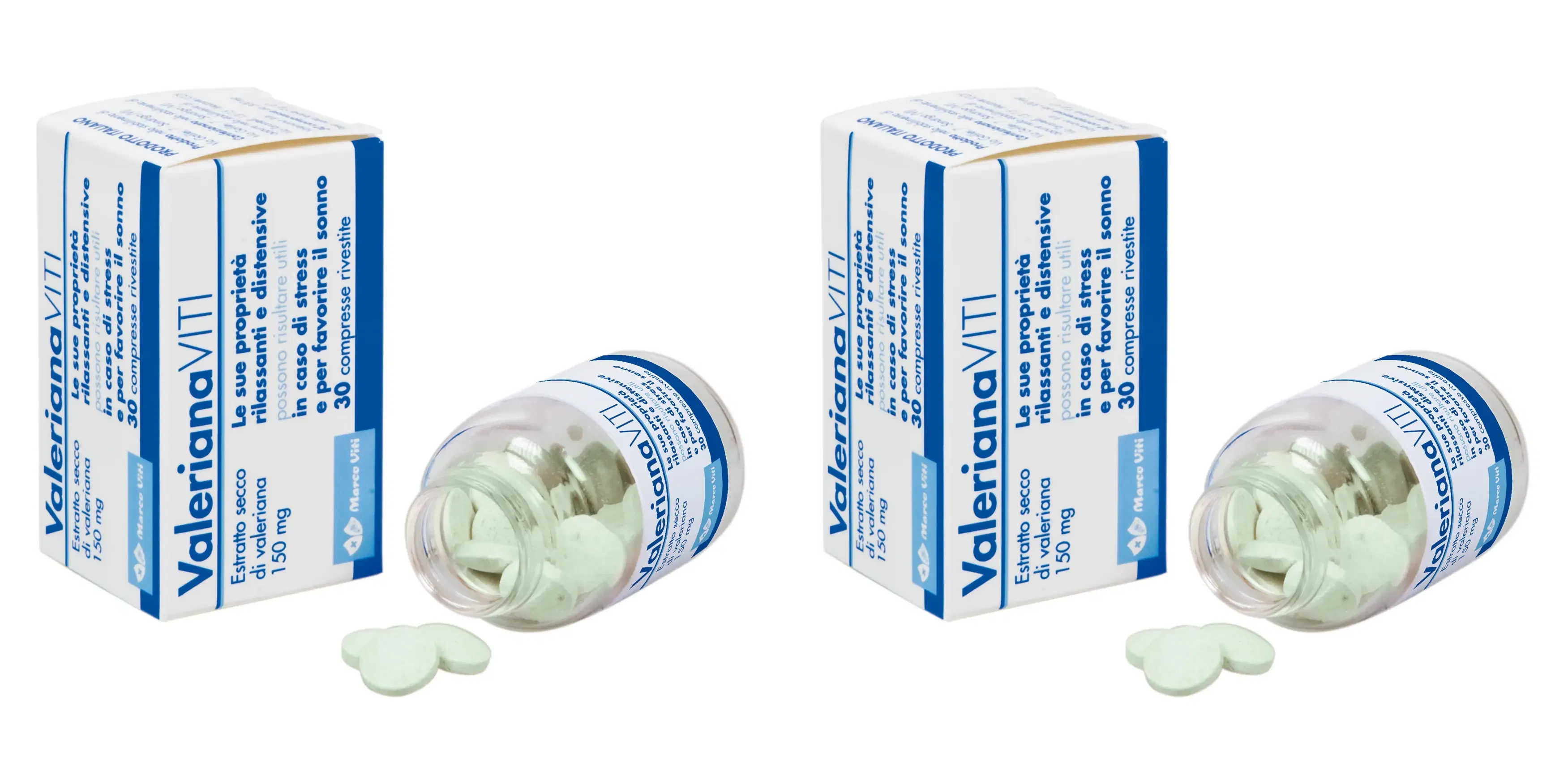 VALERIANA VITI 30 COMPRESSE RIVESTITE Pack da 2