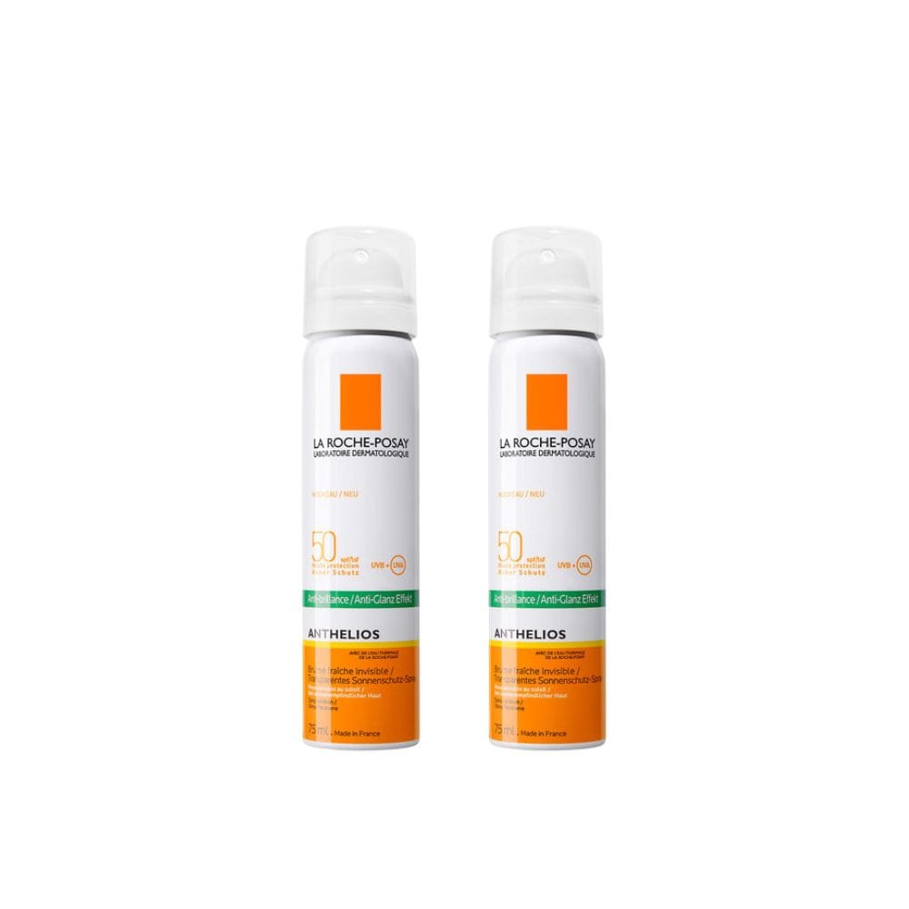 ANTHELIOS SPRAY INV VISO SPF50+ 75 ML PACK X2