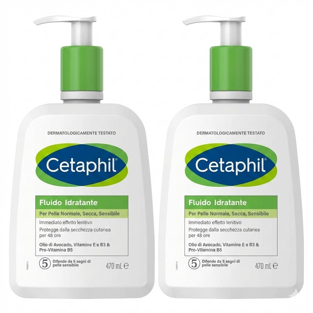 CETAPHIL FLUIDO IDRATANTE 470 ML Pack x2