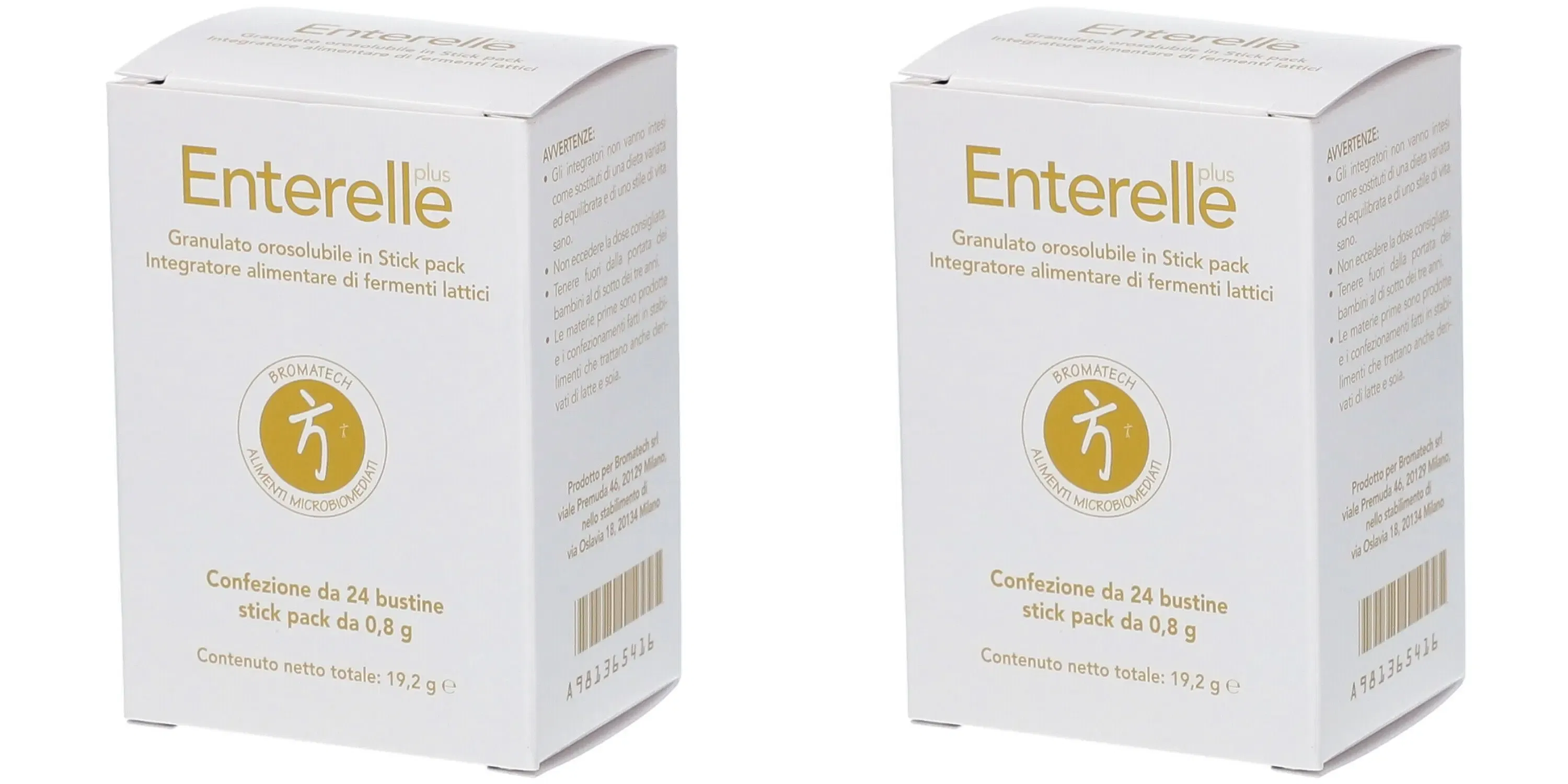 ENTERELLE PLUS 24 BUSTINE STICKPACK Pack da 2