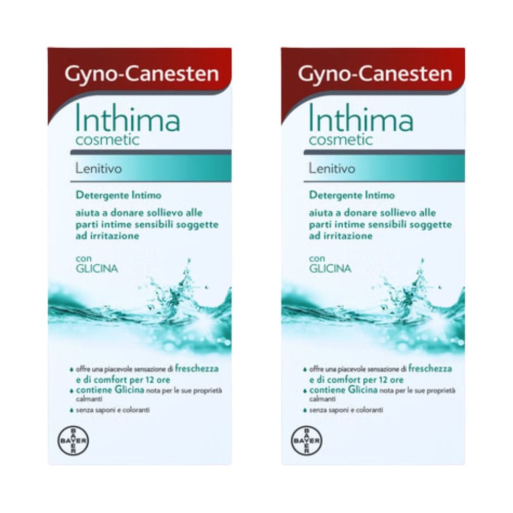 GYNOCANESTEN INTHIMA COSMETIC LENITIVO 200 ML PACK X2