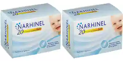 RICARICA USA E GETTA PER ASPIRATORE NASALE NARHINEL 20 PEZZIUSA E GETTA SOFT Pack da 2