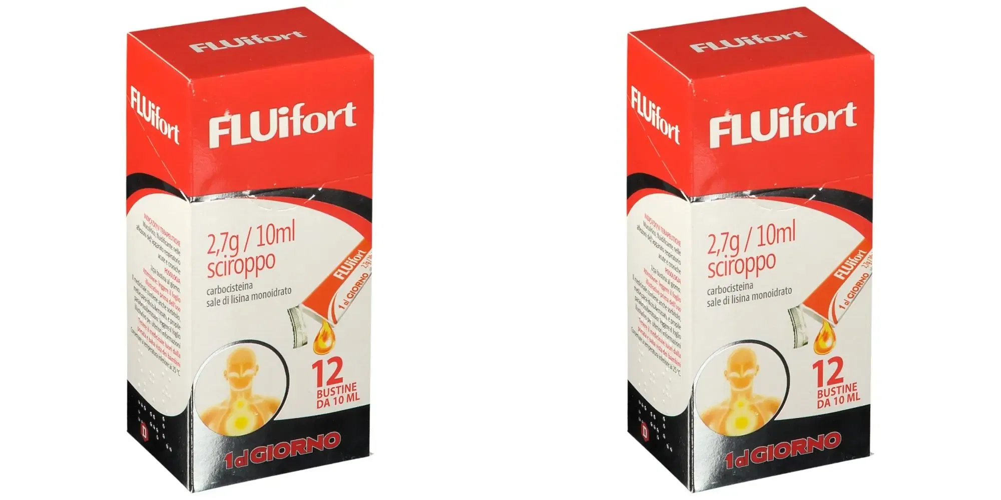 FLUIFORT*SCIR 12BUST 2,7G/10ML Pack da 2