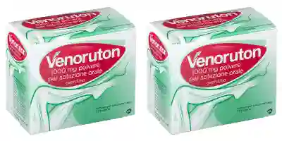 VENORUTON orale granulare 30 bustine 1.000 mg Pack da 2