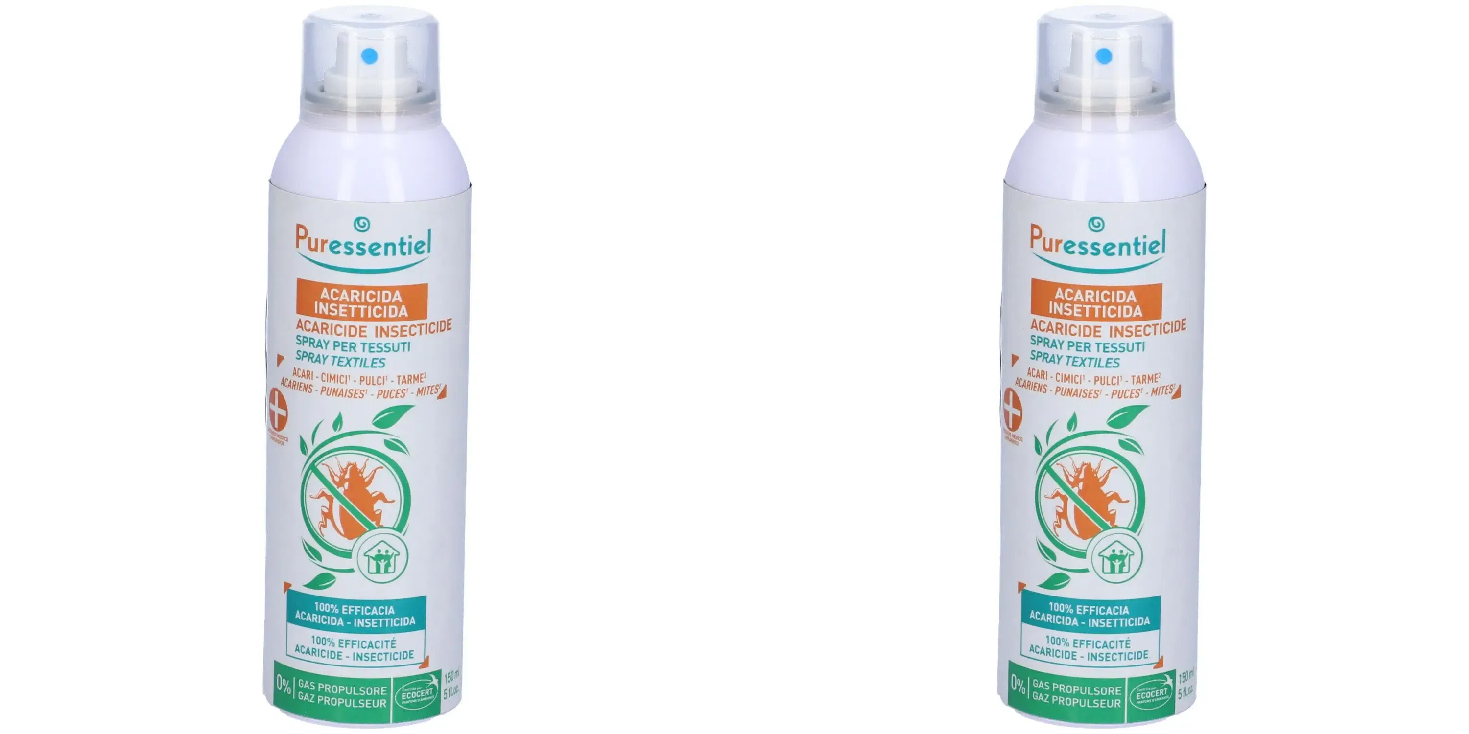 PURESSENTIEL SPRAY ACARICIDA INSETTICIDA PMC 150 ML Pack da 2