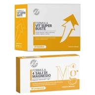 Formula Vit Super Buste 20 Bustine + Formula 4 Sali di Magnesio 48 Compresse
