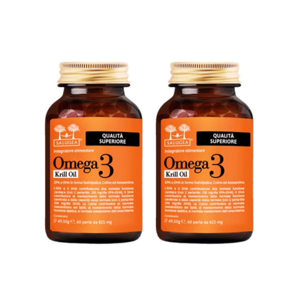 SALUGEA OMEGA 3 KRILL OIL 60 PERLE PACK X2
