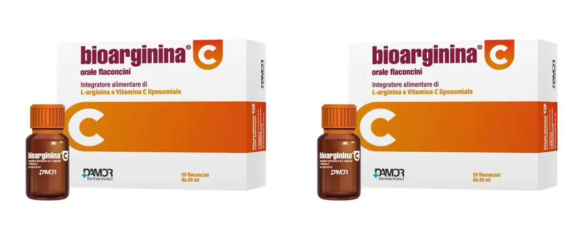 BIOARGININA C ORALE 20 FLACONCINI DA 20 ML Pack da 2
