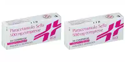 PARACETAMOLO (SELLA) 30 compresse 500 mg Pack da 2