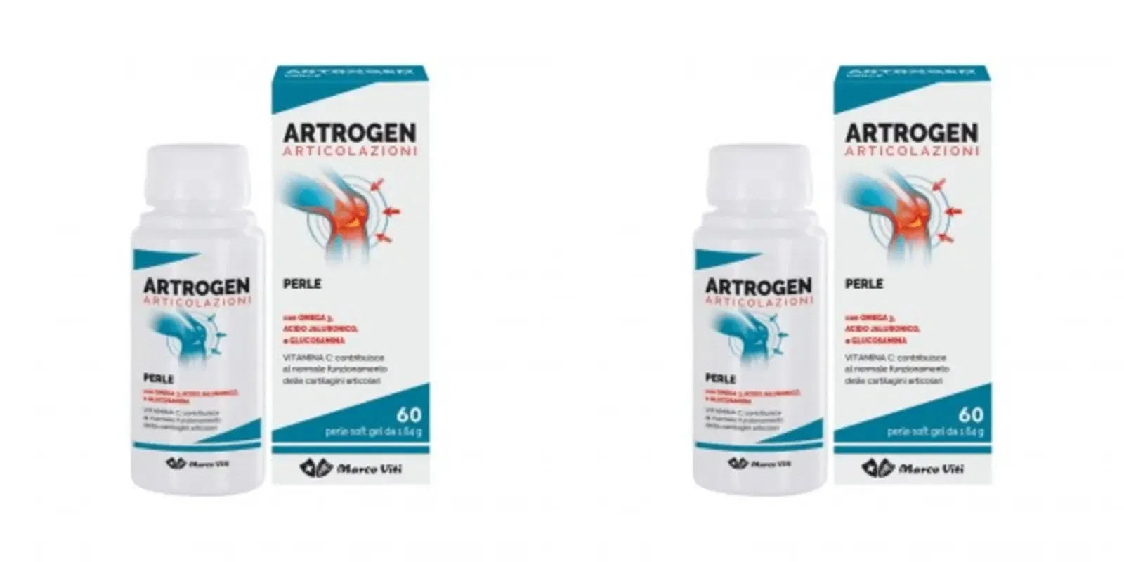 ARTROGEN ARTICOLAZIONI 60 PERLE Pack da 2