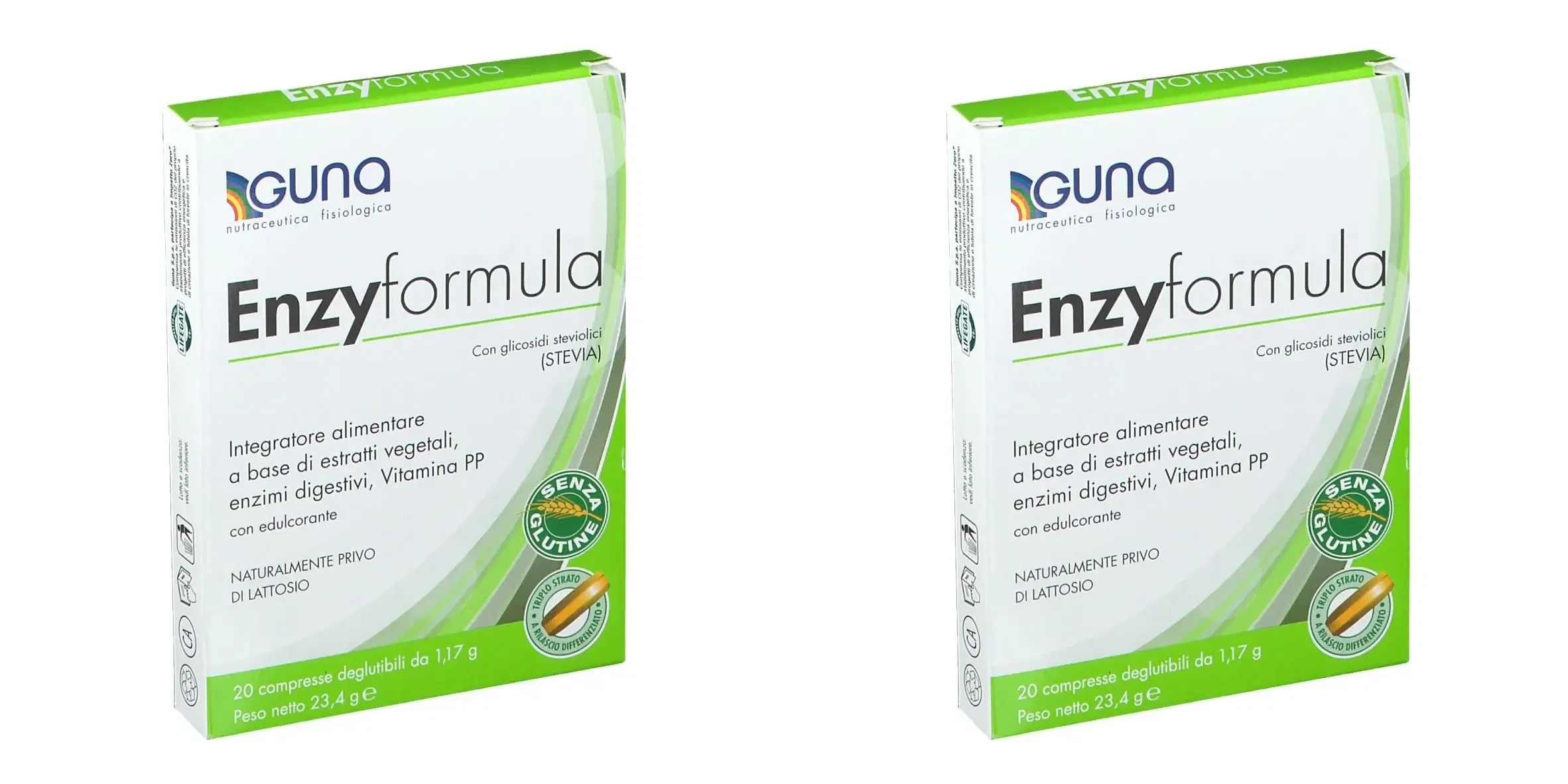 ENZYFORMULA 20 COMPRESSE DEGLUTIBILI Pack da 2