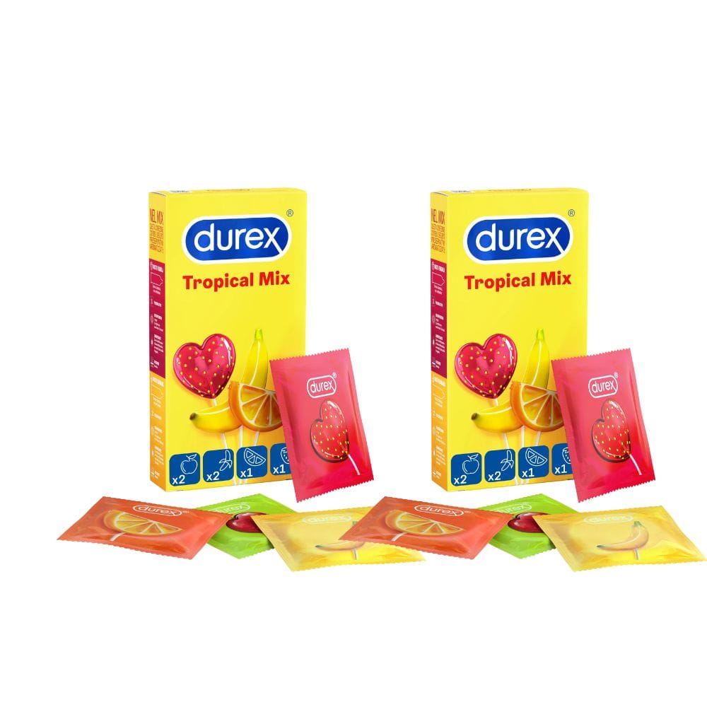 PROFILATTICO DUREX TROPICAL EASY ON PACK X2
