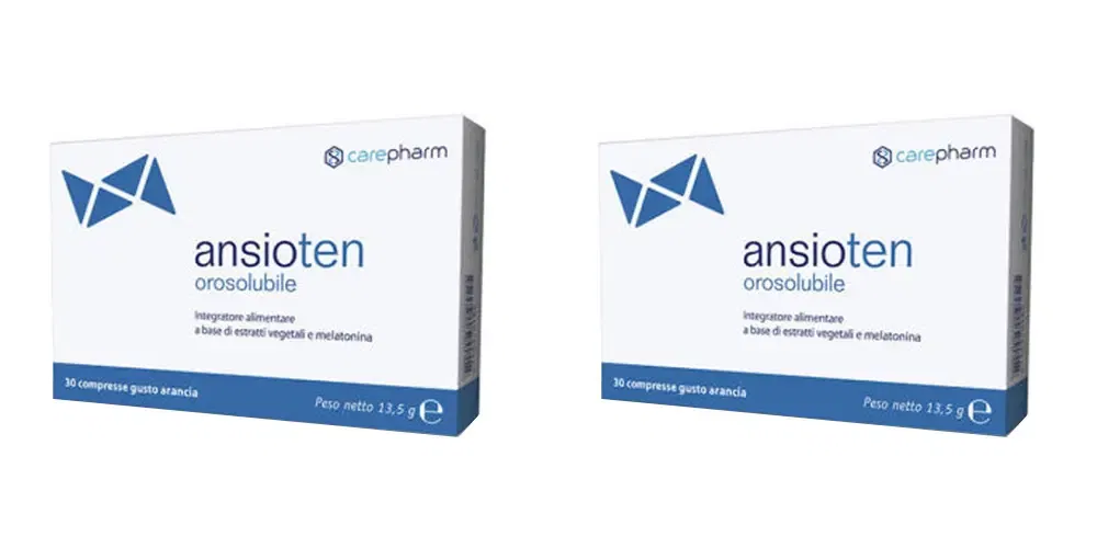 ANSIOTEN OROSOLUBILE 30 COMPRESSE Pack da 2
