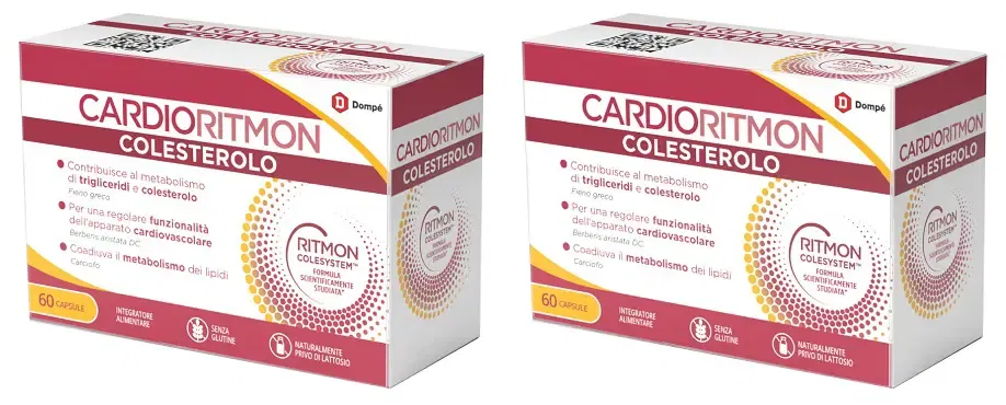 CARDIORITMON COLESTEROLO 60 CAPSULE Pack da 2