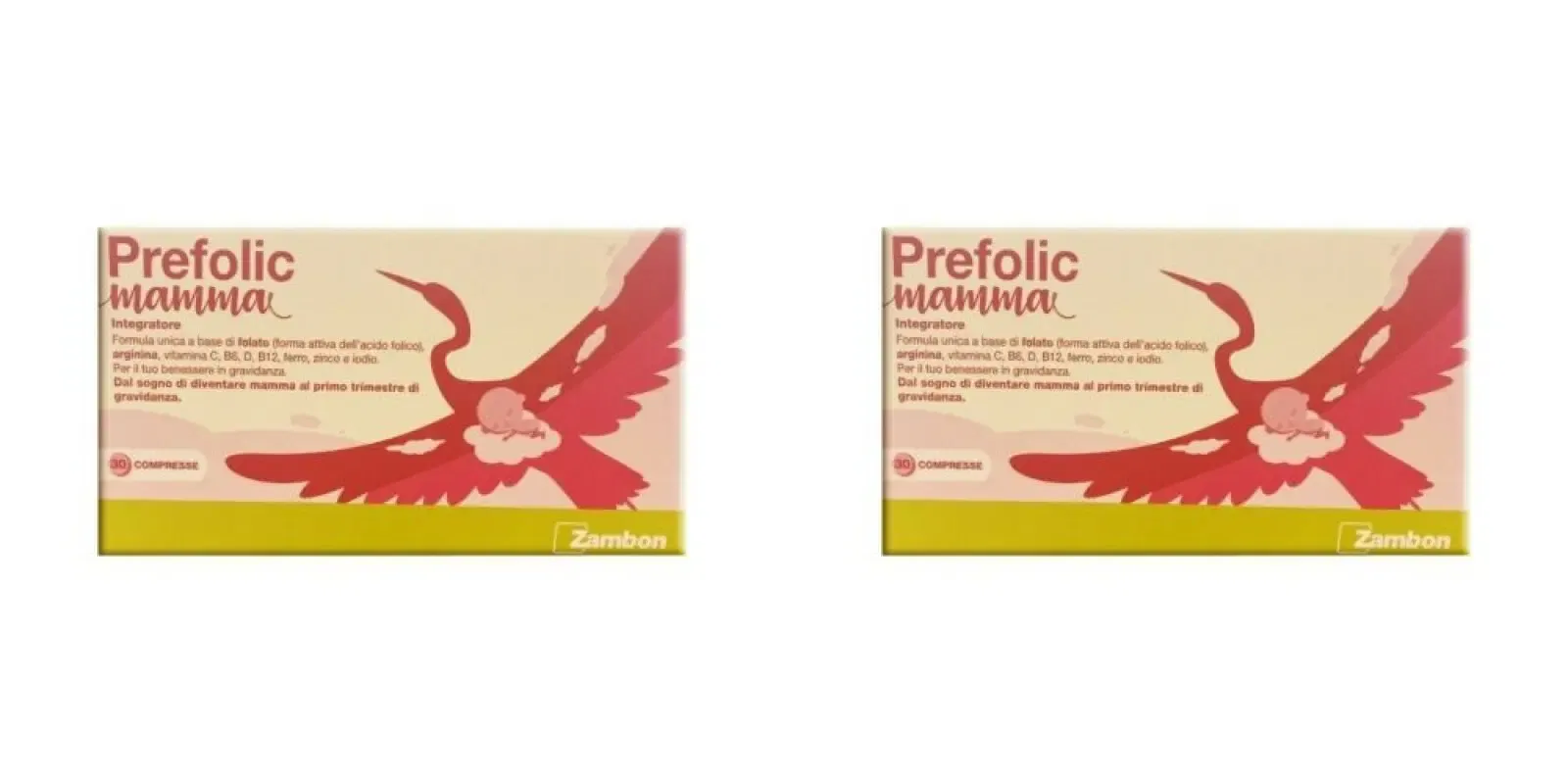 PREFOLIC MAMMA 30 COMPRESSE Pack da 2