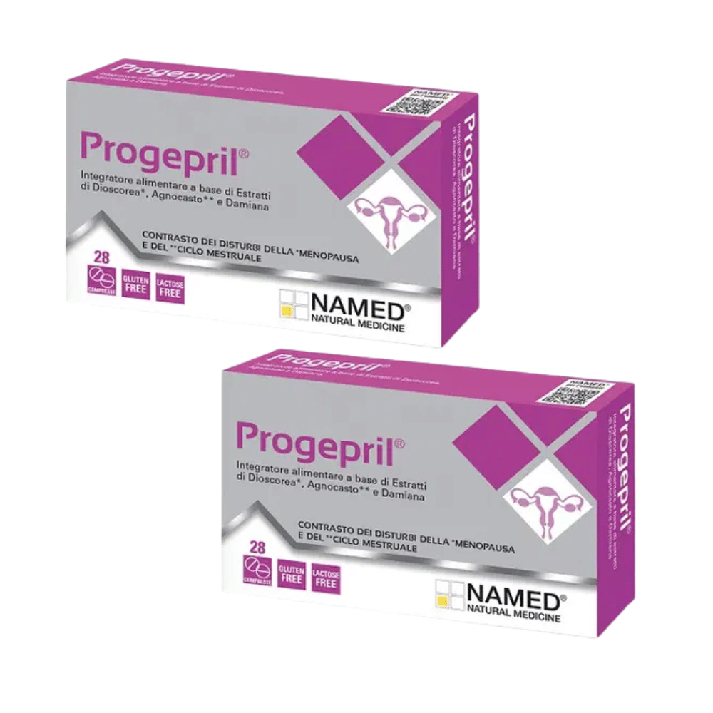 PROGEPRIL 28 COMPRESSE DA 1 G SENZA GLUTINE NATURALMENTE PRIVO DI LATTOSIO Pack X2