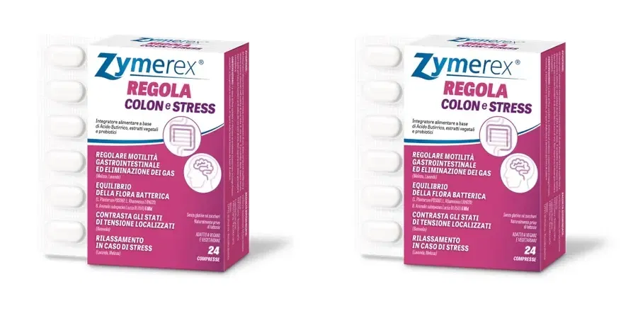 ZYMEREX COLON E STRESS 24 COMPRESSE Pack da 2