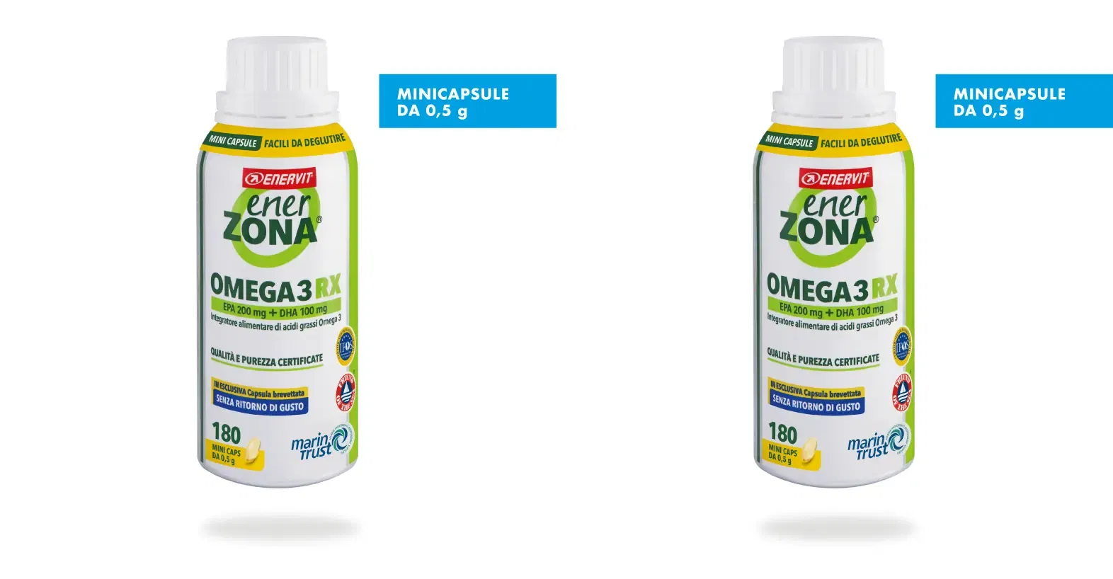 ENERZONA OMEGA 3RX 180 CAPSULE Pack da 2