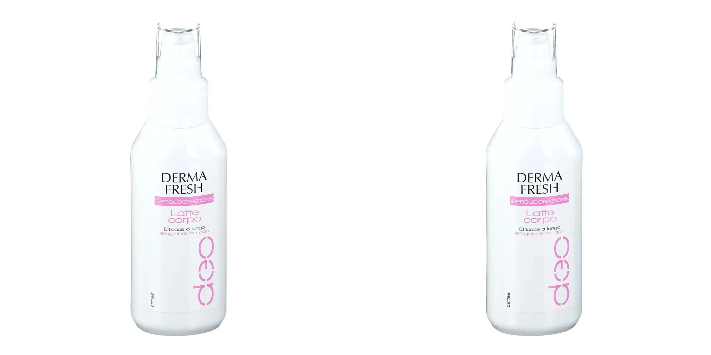 DERMAFRESH IPERSUDORAZIONE LATTE CORPO DEODORANTE 100 ML Pack da 2