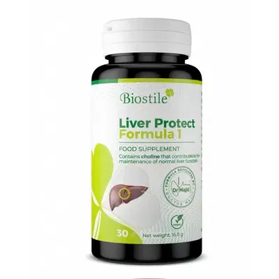 Biostile Liver Protect Complet Formula 1 30 Capsule e Formula 2 60 Capsule Pack X2