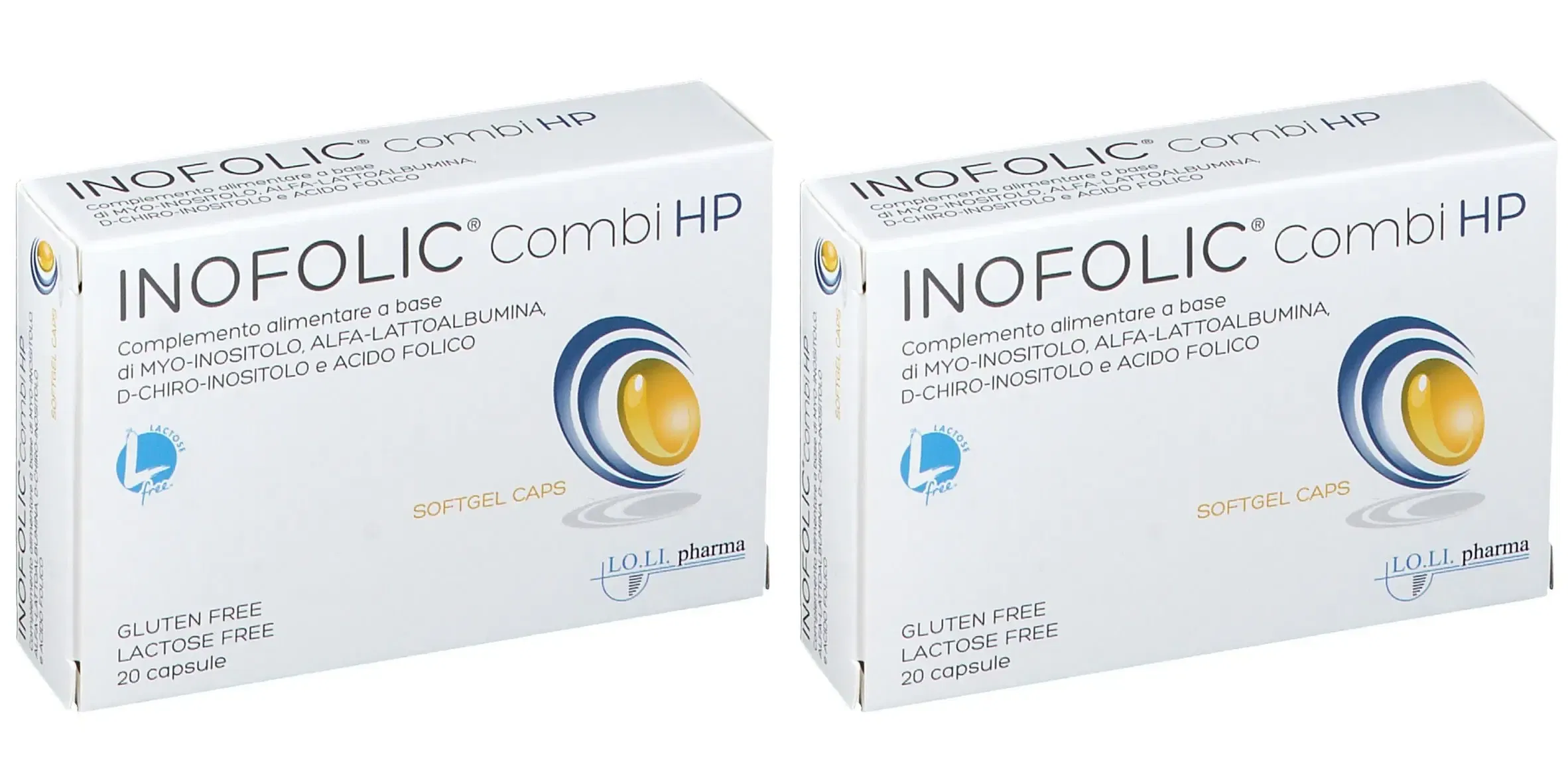 INOFOLIC COMBI HP 20 CAPSULE Pack da 2
