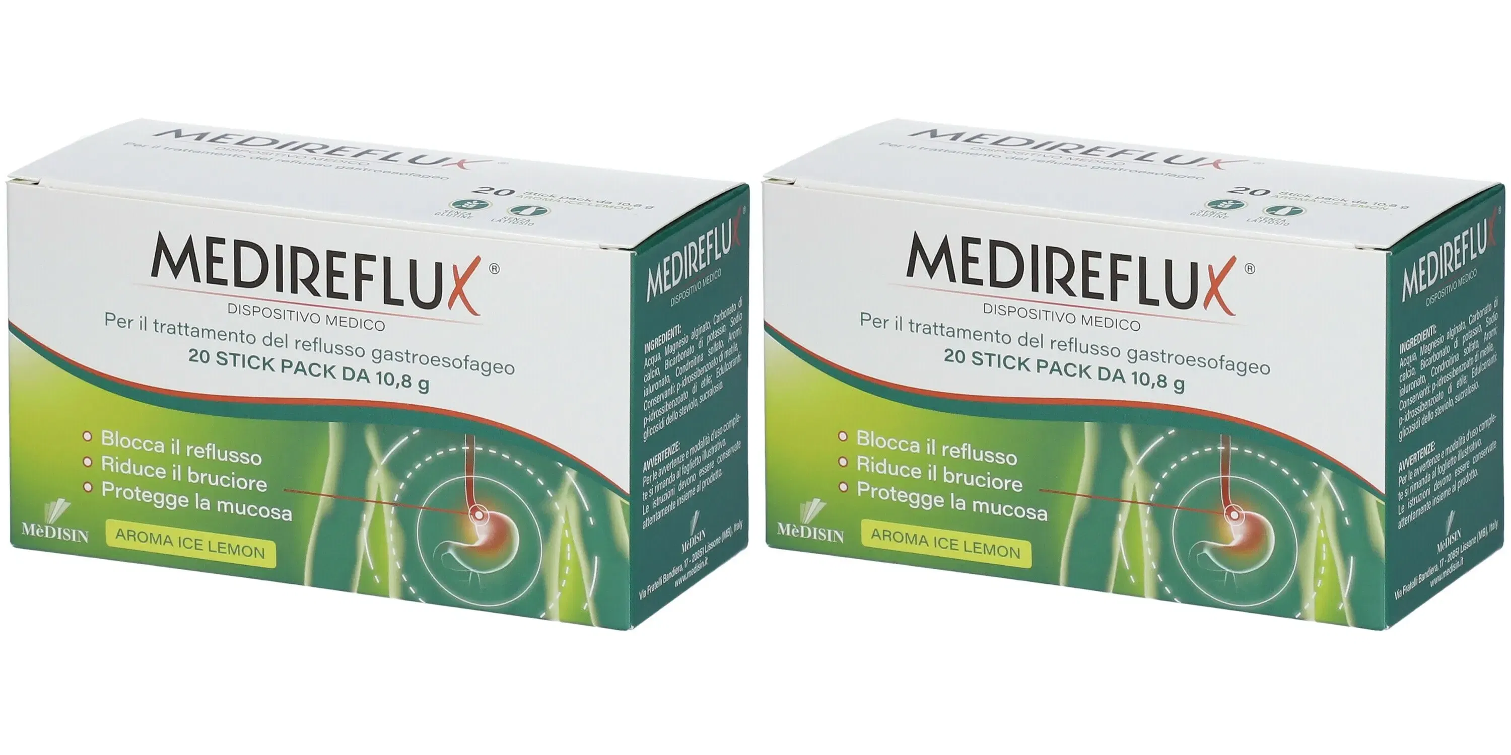 Medisin Medireflux 20 Stick Dm Pack da 2