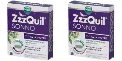 VICKS ZZZQUIL SONNO TUTTA LA NOTTE 28 COMPRESSE Pack da 2