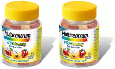 MULTICENTRUM VITAGUMMY 30 CARAMELLE GOMMOSE Pack da 2