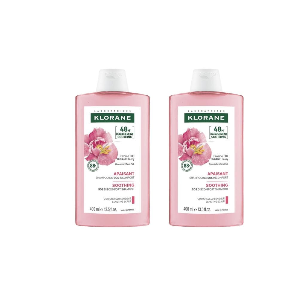 Shampoo peonia Klorane pack x2
