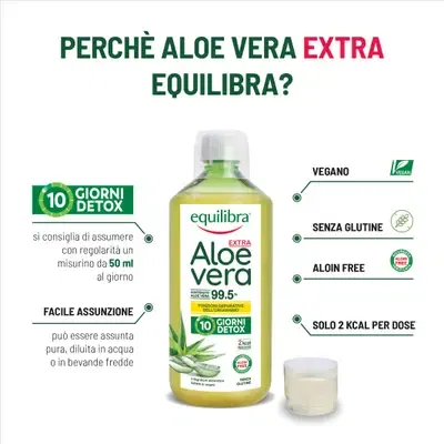 Aloe Vera Extra 99,5% 1 Litro Pack X2