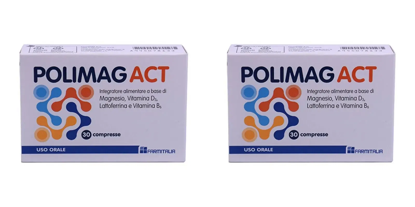 POLIMAG ACT 30 COMPRESSE Pack da 2