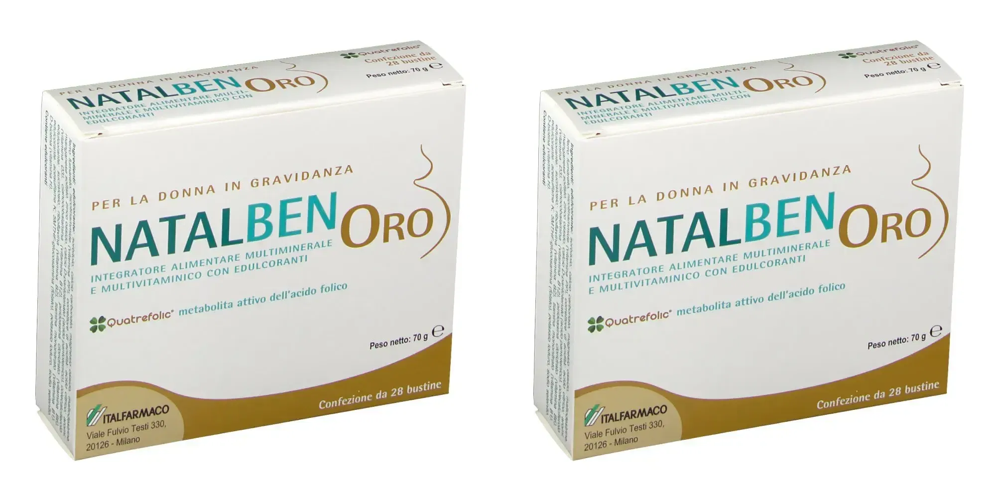 NATALBEN ORO 28 BUSTINE Pack da 2