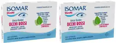 ISOMAR OCCHI ROSSI GOCCE OCULARI ACIDO IALURONICO 0,20% 10 FLACONCINI Pack da 2