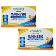 Magnesio con Vitamine Gruppo B 30 Compresse Pack X2