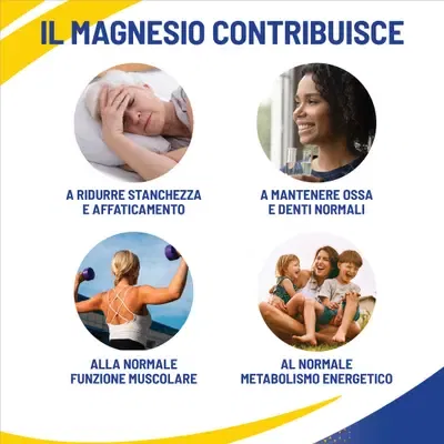 Magnesio con Vitamine Gruppo B 30 Compresse Pack X2