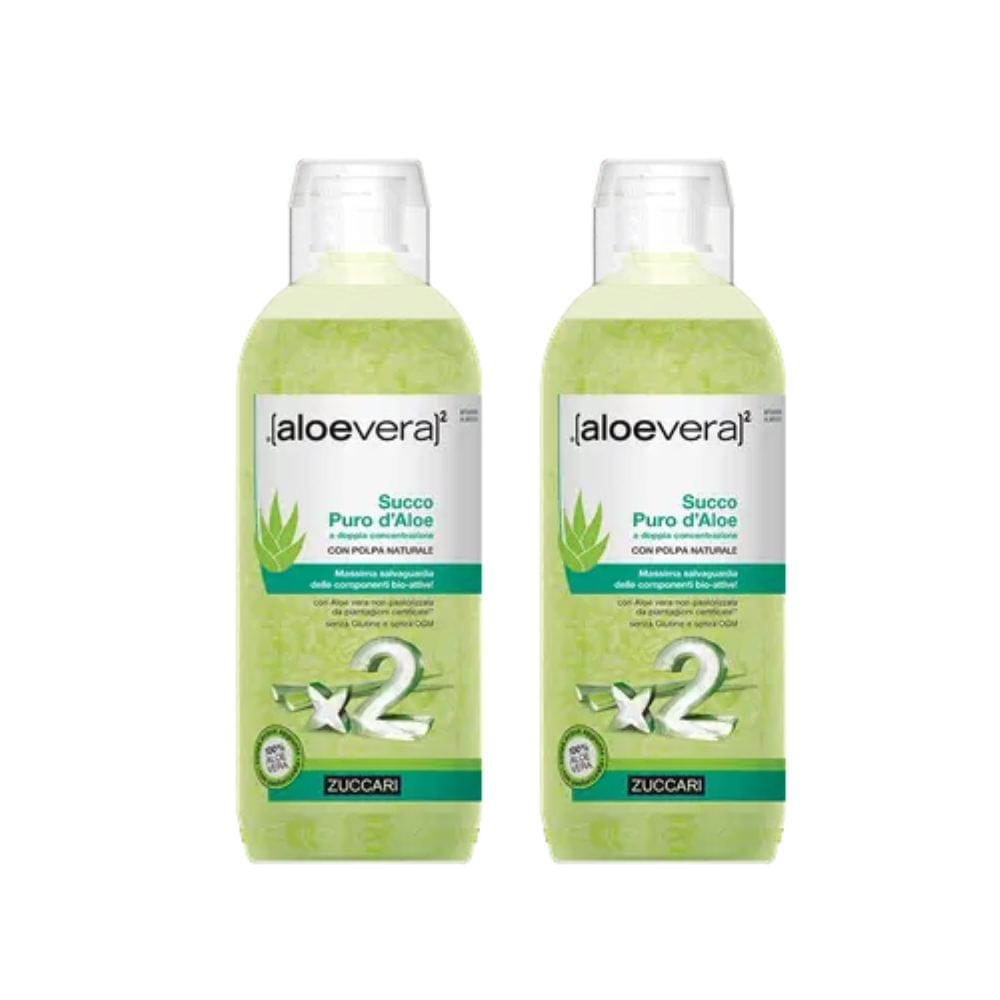 Aloe Vera Succo Puro D'Aloe Pack X2
